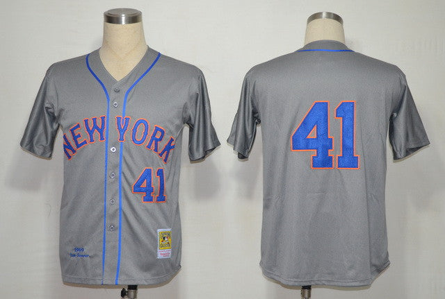 Tom Seaver New York Mets grey jersey