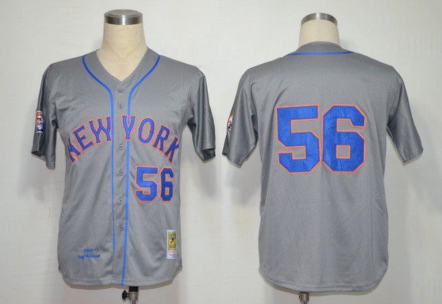 Tug McGraw New York Mets grey jersey