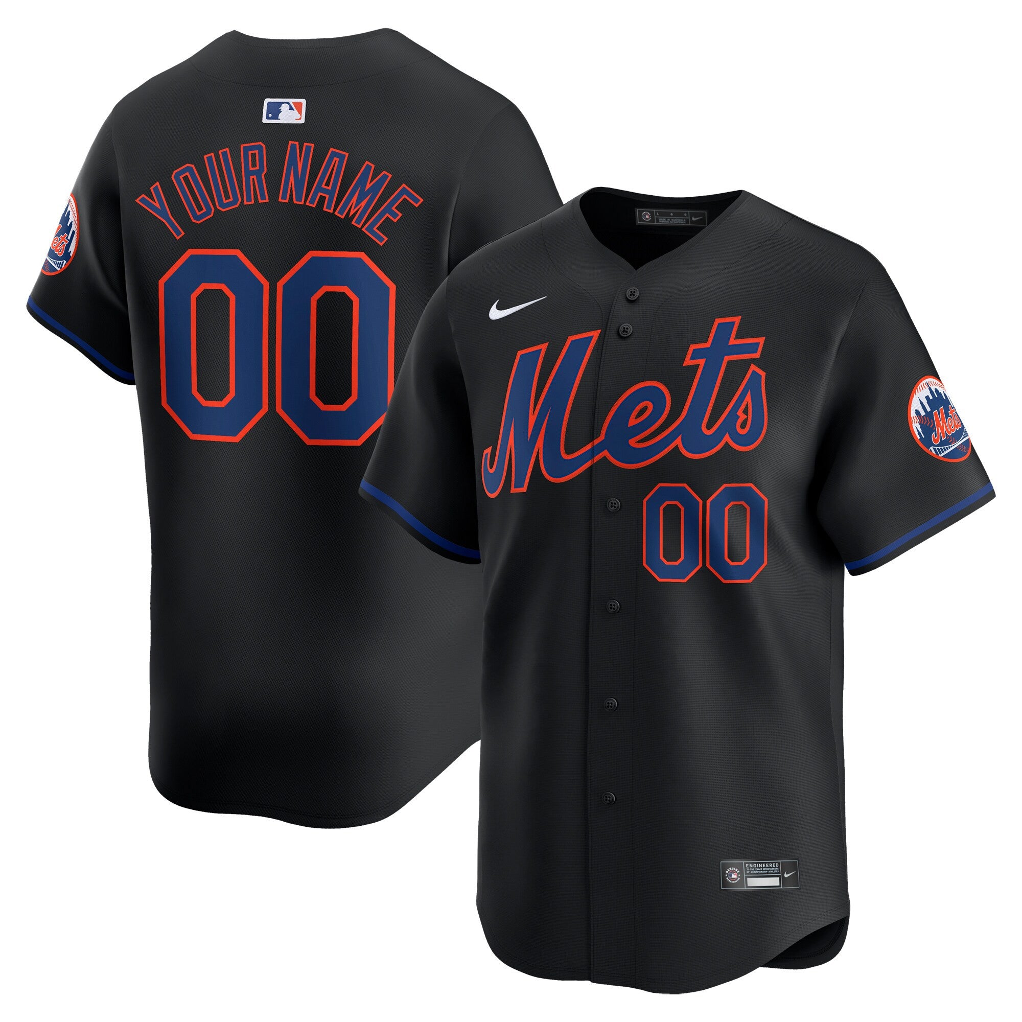 New York Mets black Limited jersey