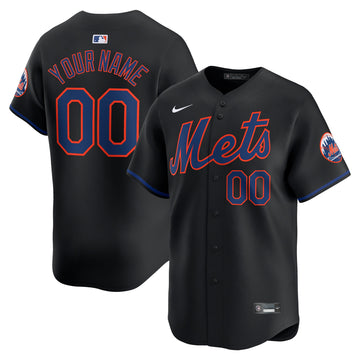 New York Mets black Limited jersey