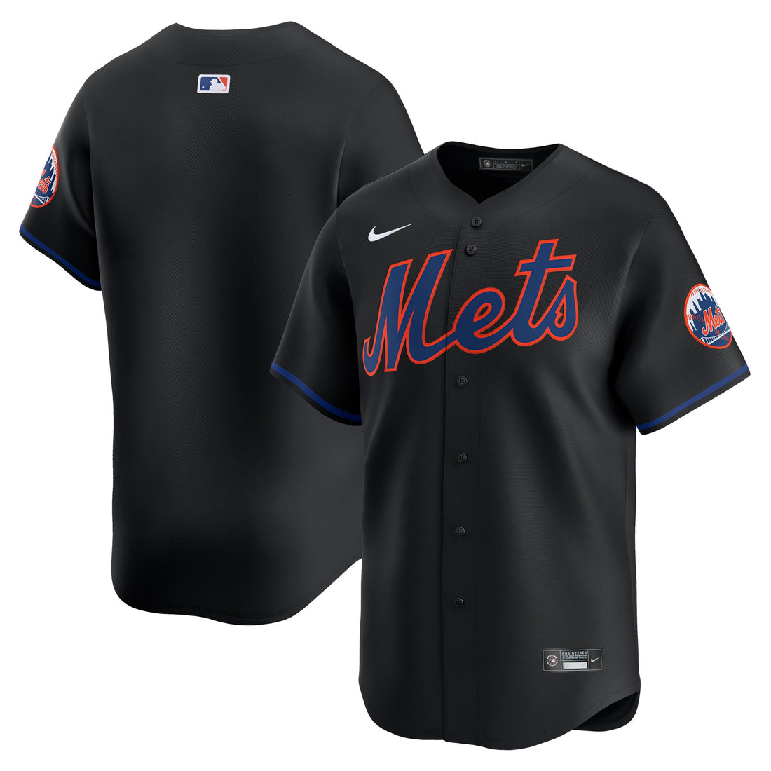 New York Mets black Limited jersey