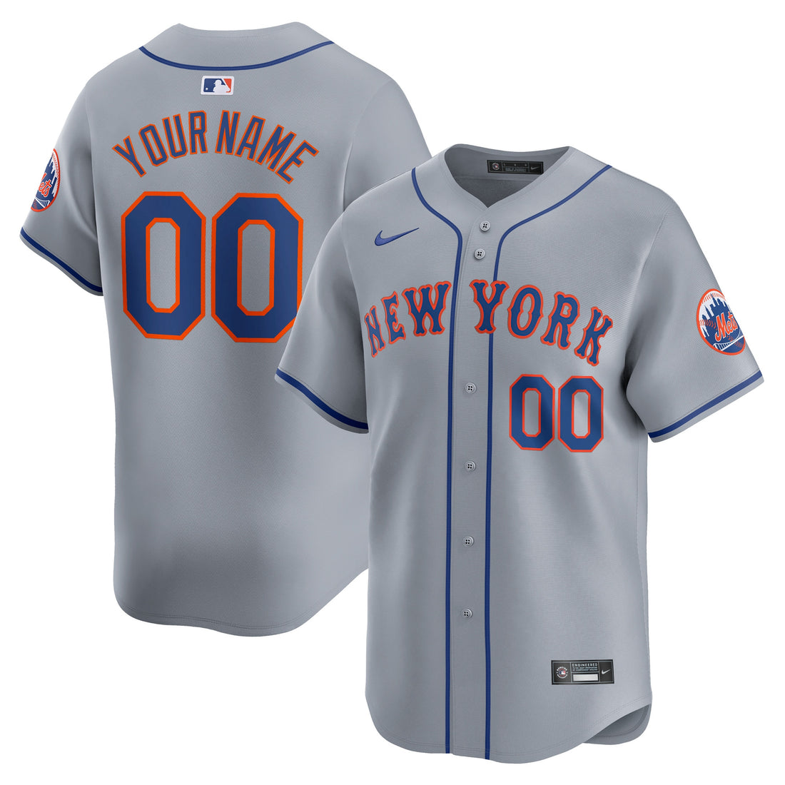 New York Mets gray Limited jersey
