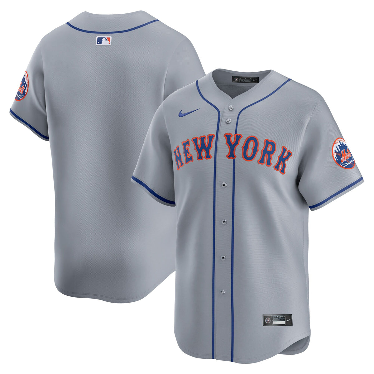 New York Mets gray Limited jersey