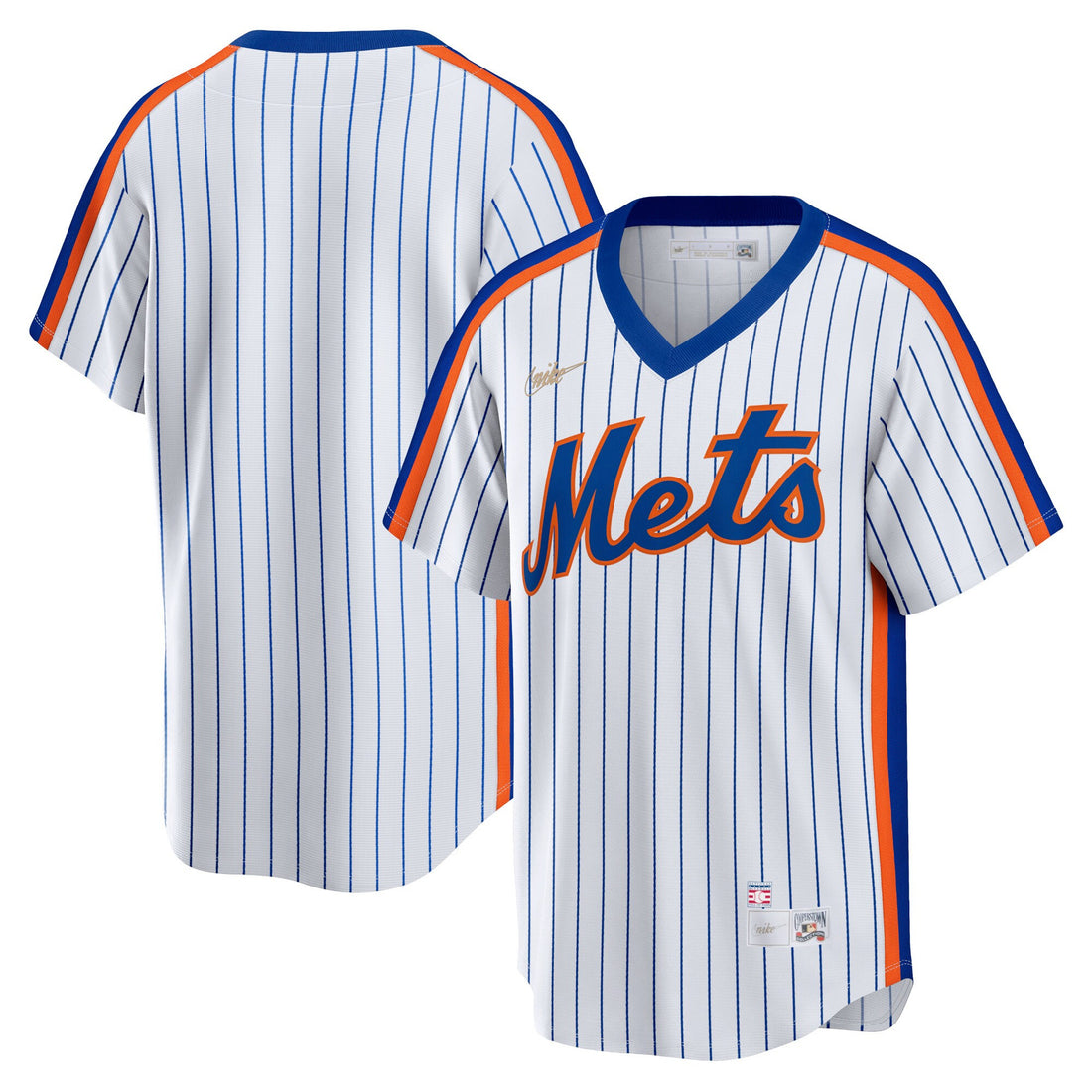 New York Mets white Cooperstown jersey