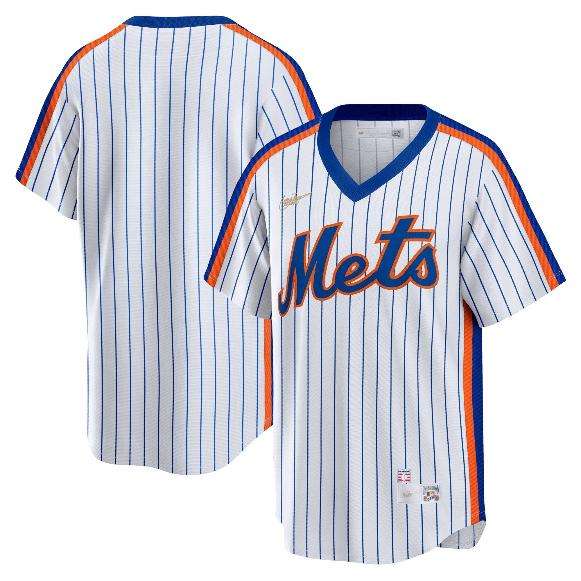 New York Mets white Cooperstown jersey