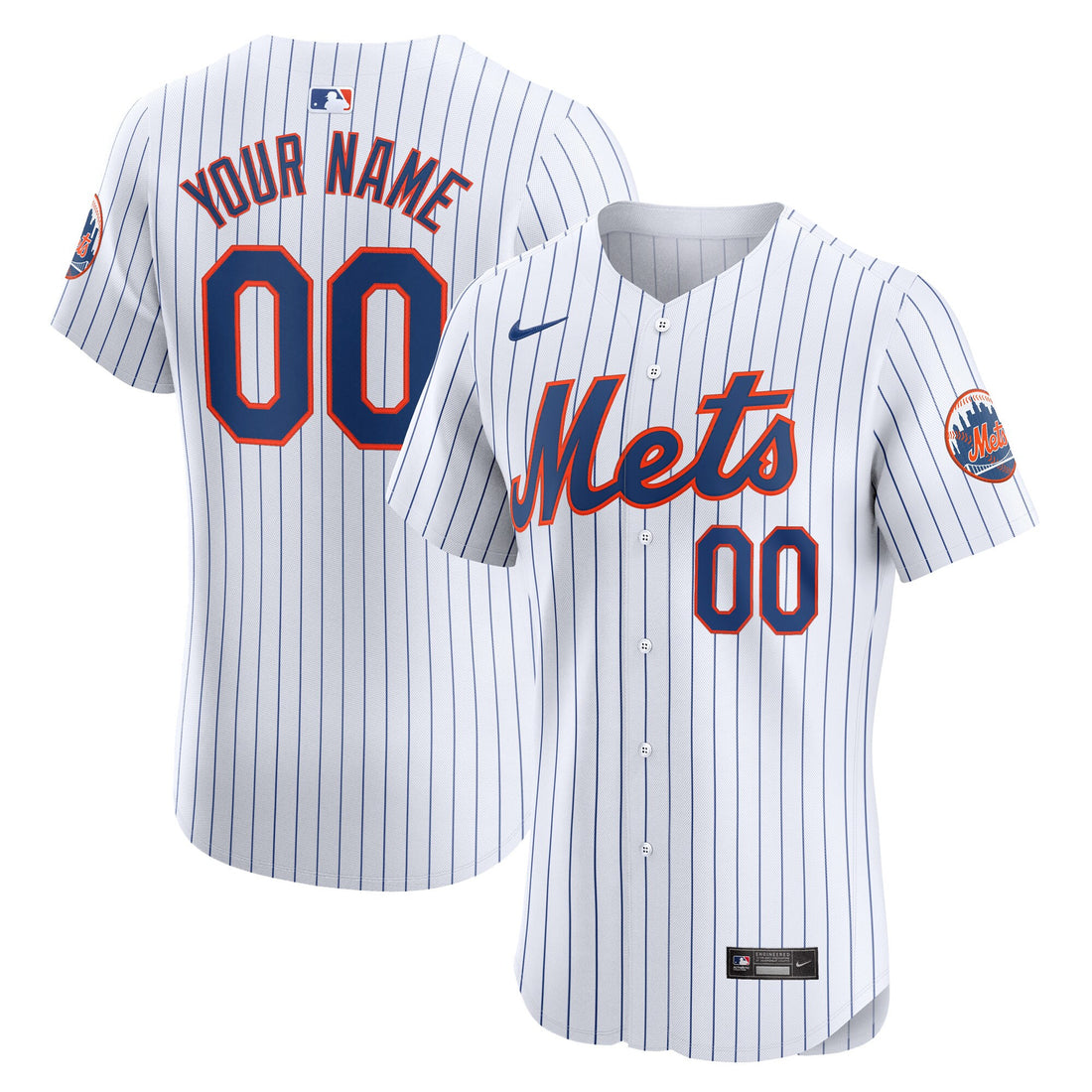 New York Mets white Elite jersey