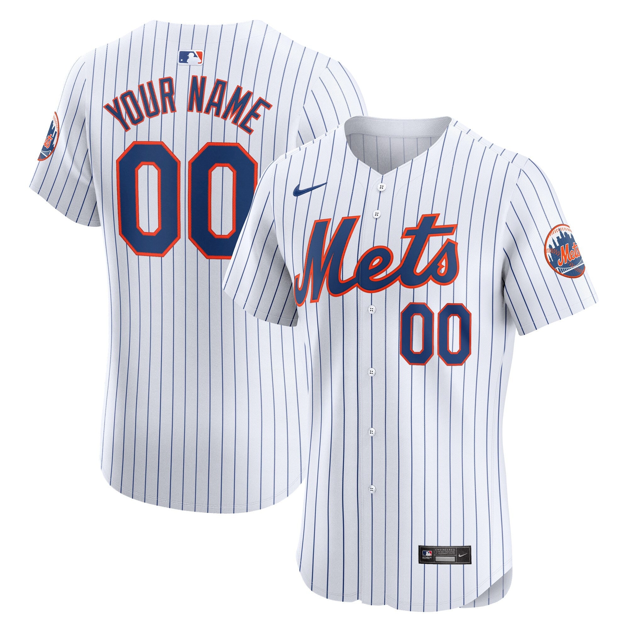 New York Mets white Elite jersey