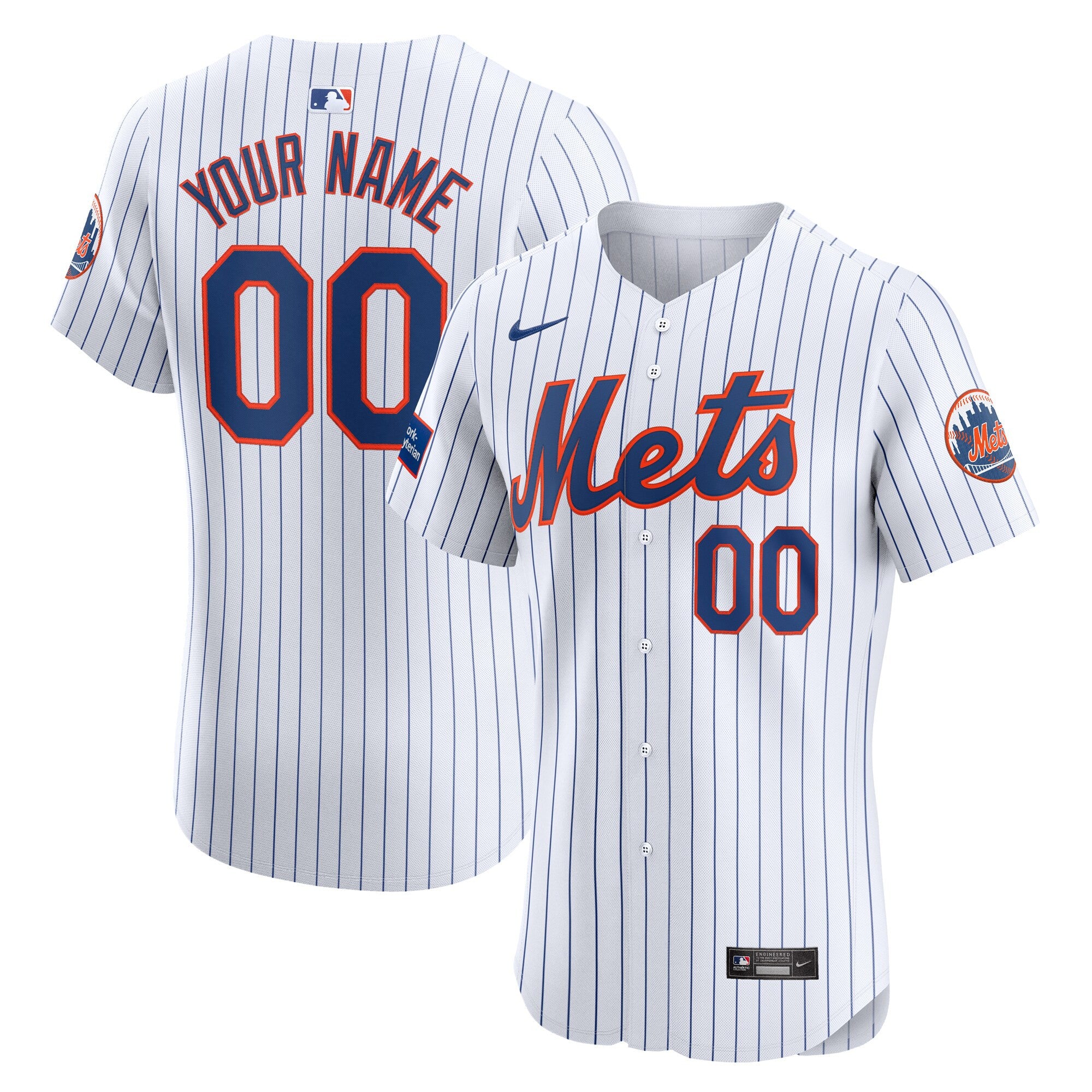 New York Mets white Elite jersey