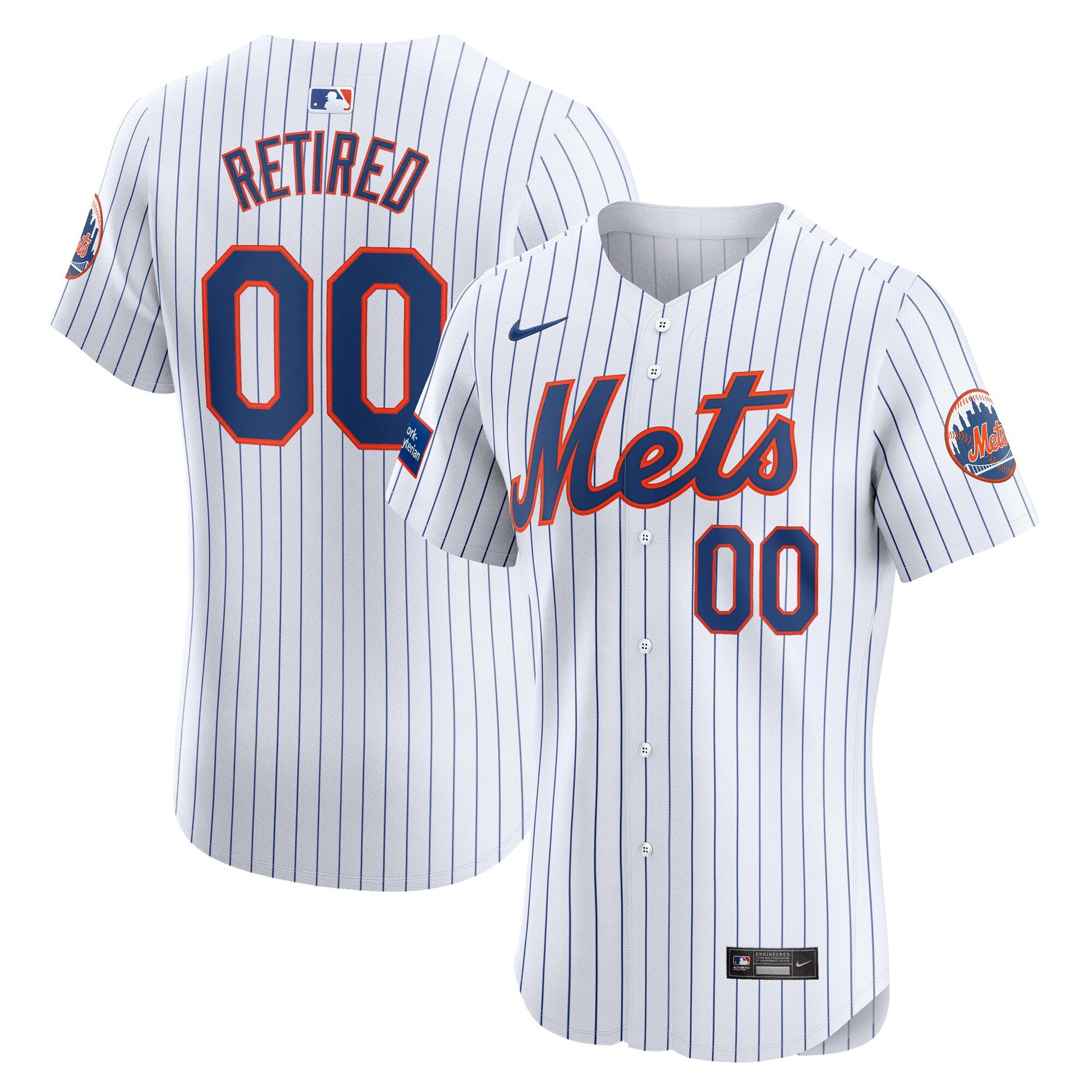 New York Mets white Elite jersey