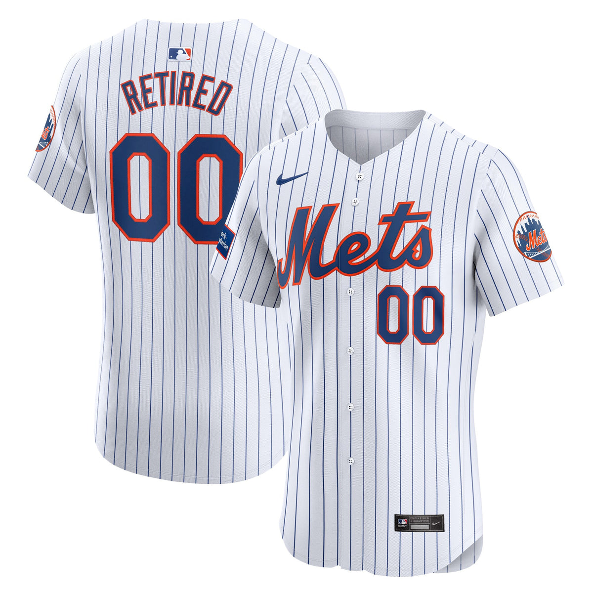 New York Mets white Elite jersey