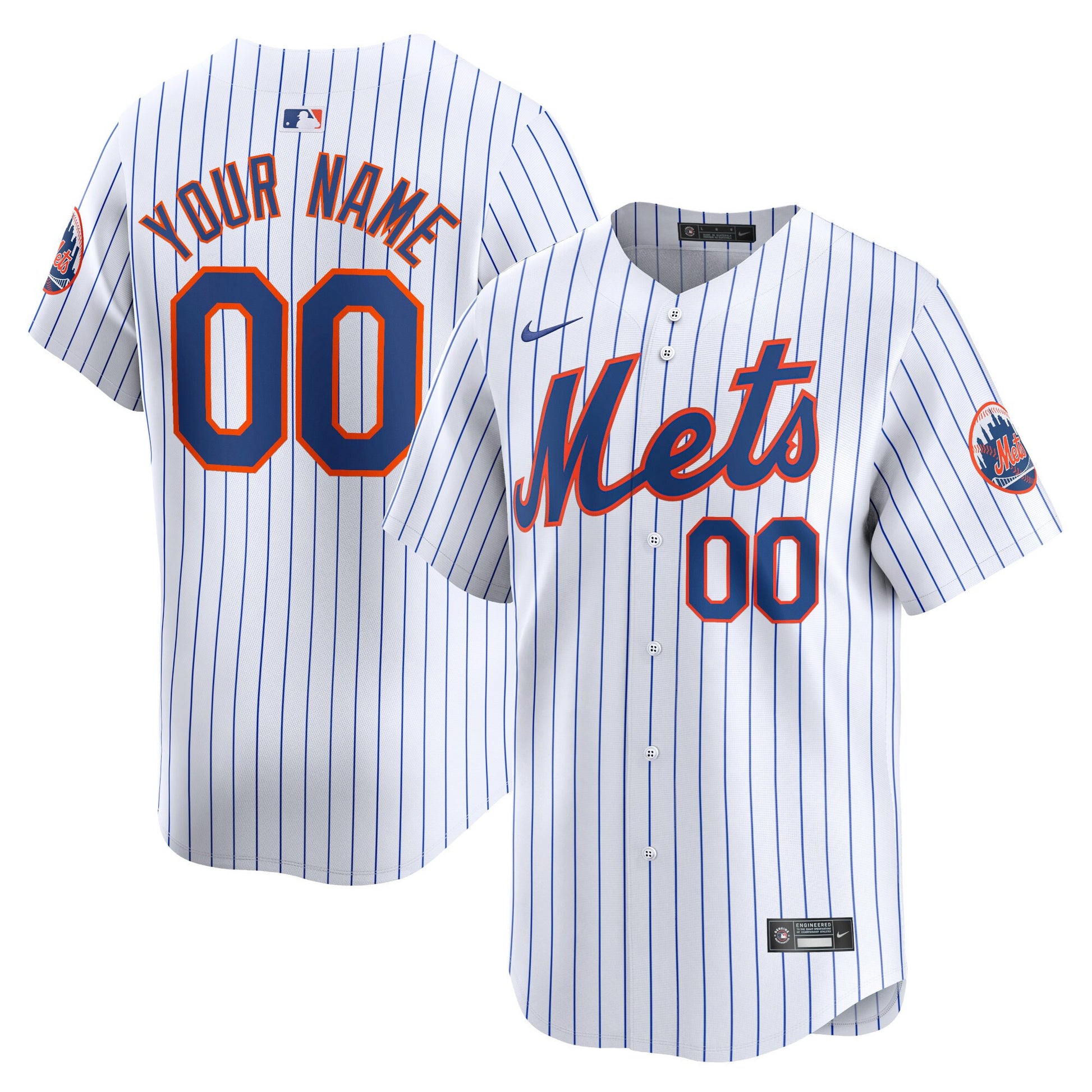 New York Mets white Limited jersey