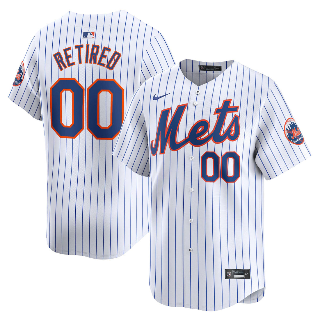 New York Mets white Limited jersey