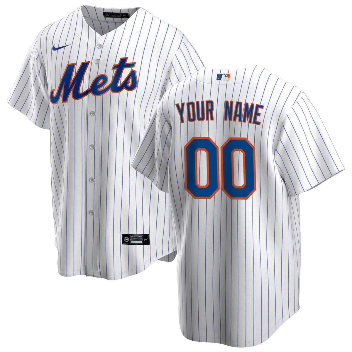 New York Mets white Home jersey