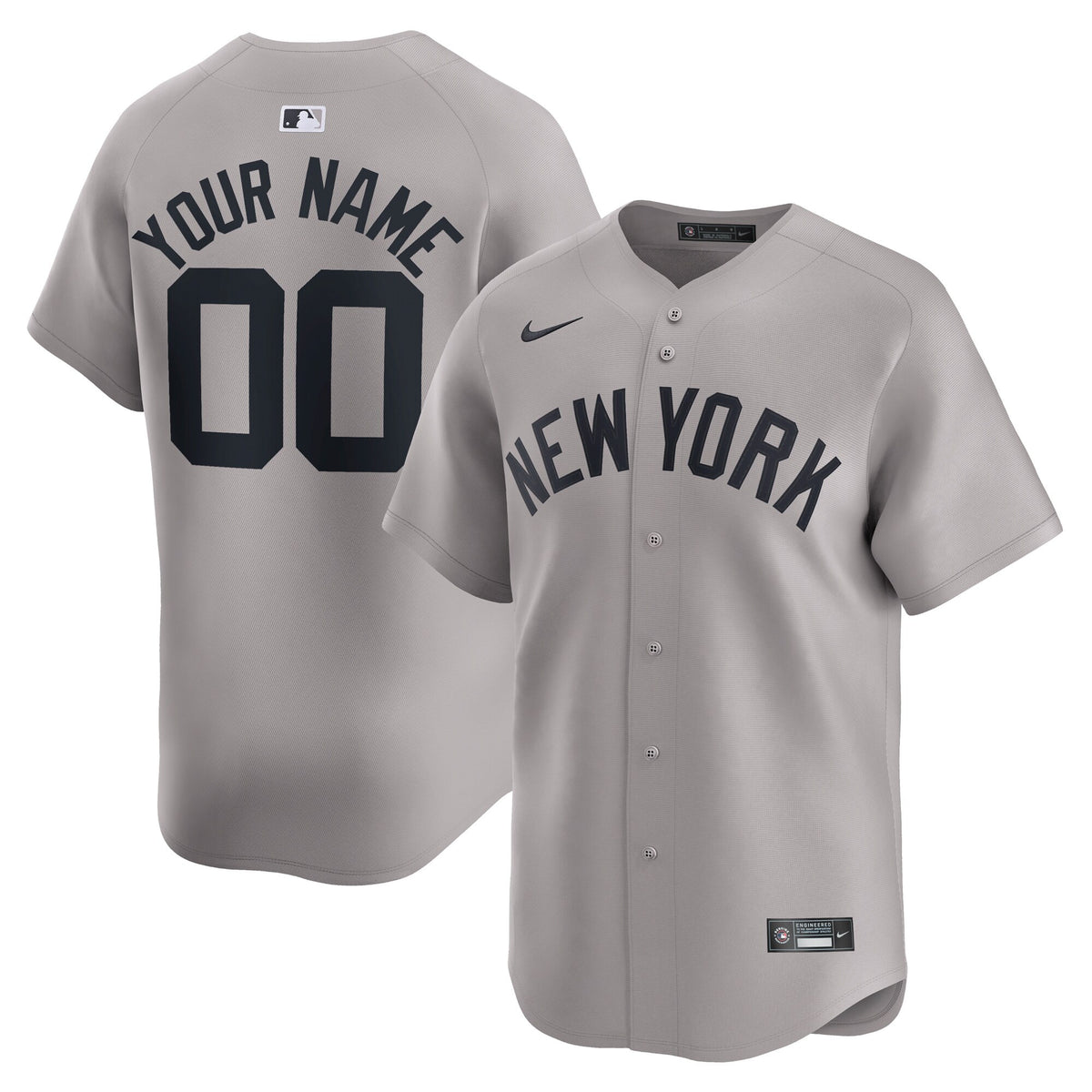 New York Yankees gray Limited jersey