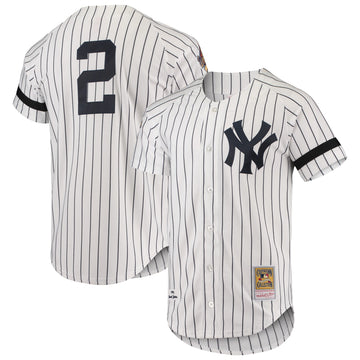 New York Yankees white Cooperstown jersey