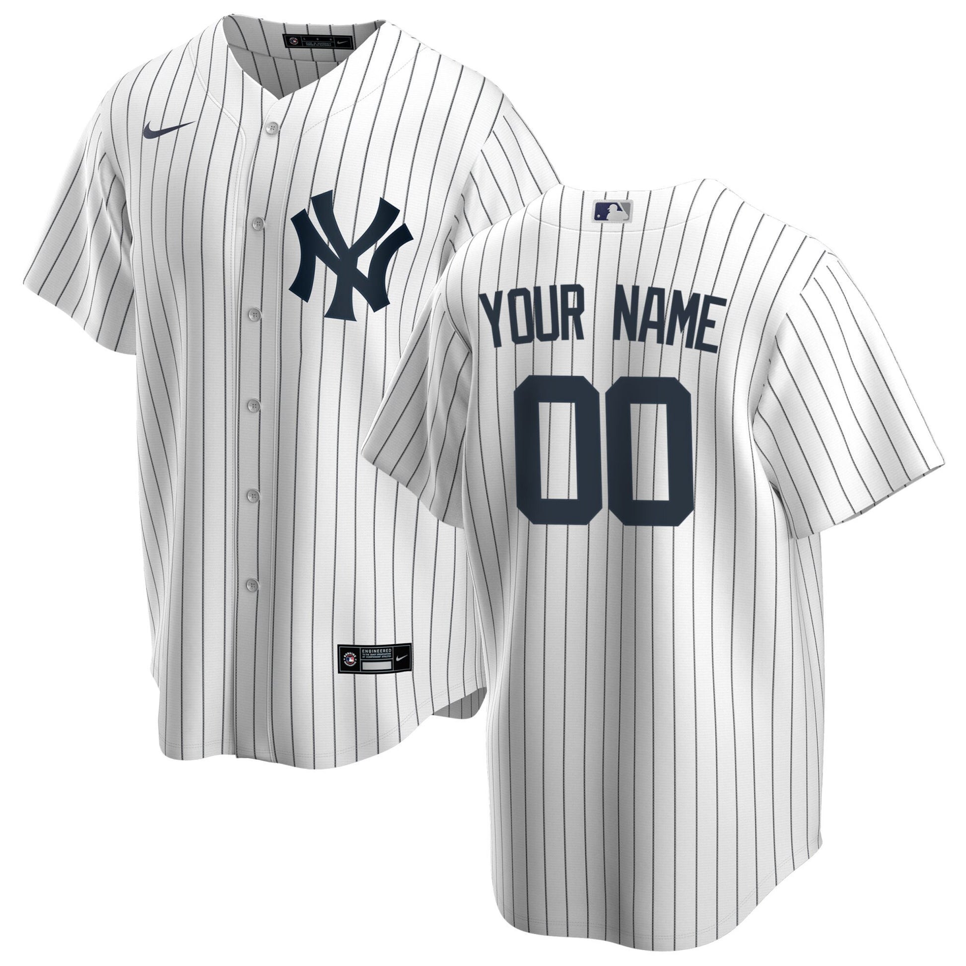 New York Yankees white Home jersey