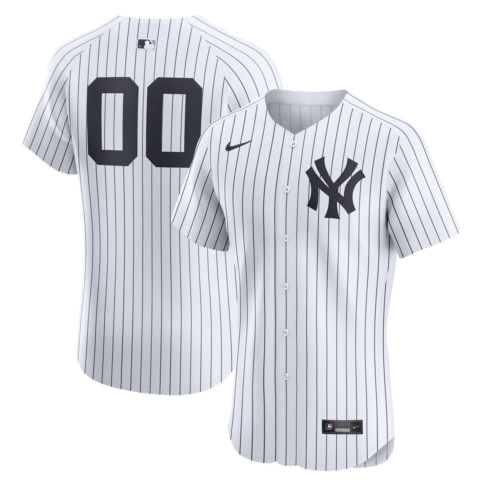 New York Yankees white Elite jersey