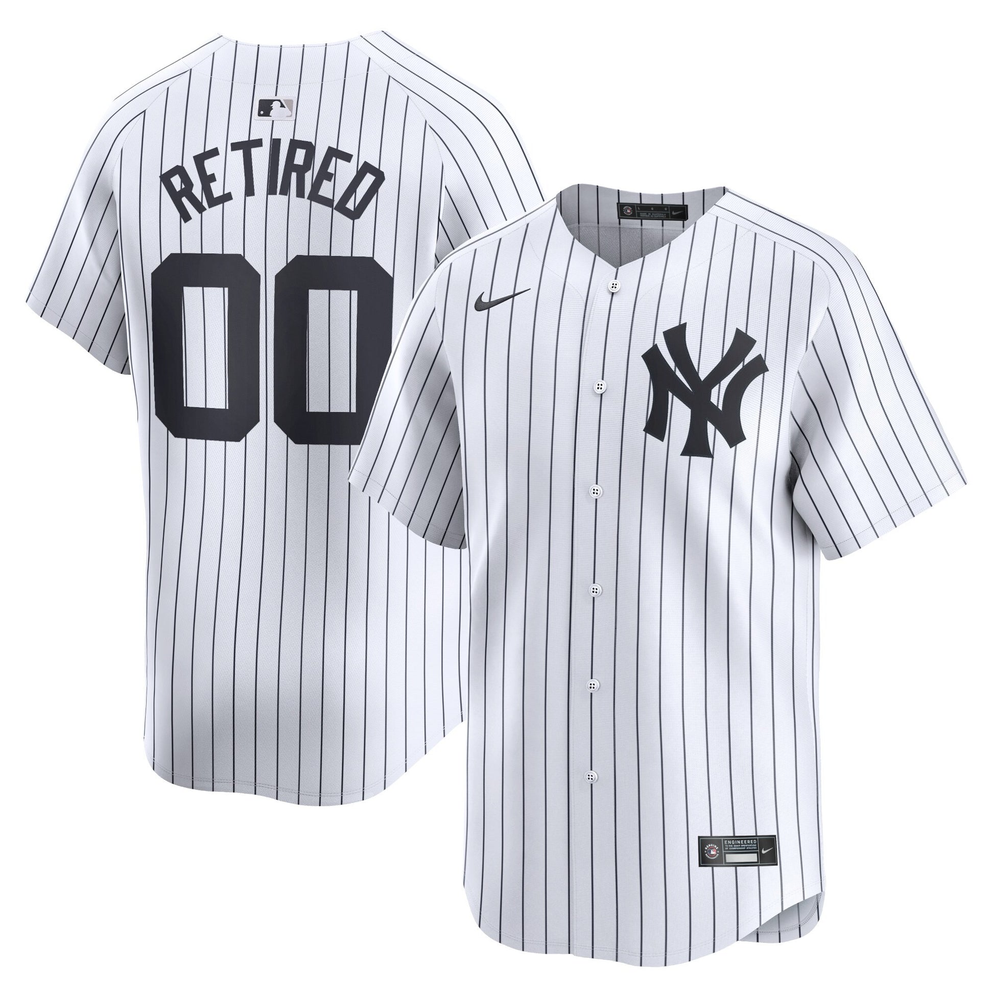 New York Yankees white Limited jersey