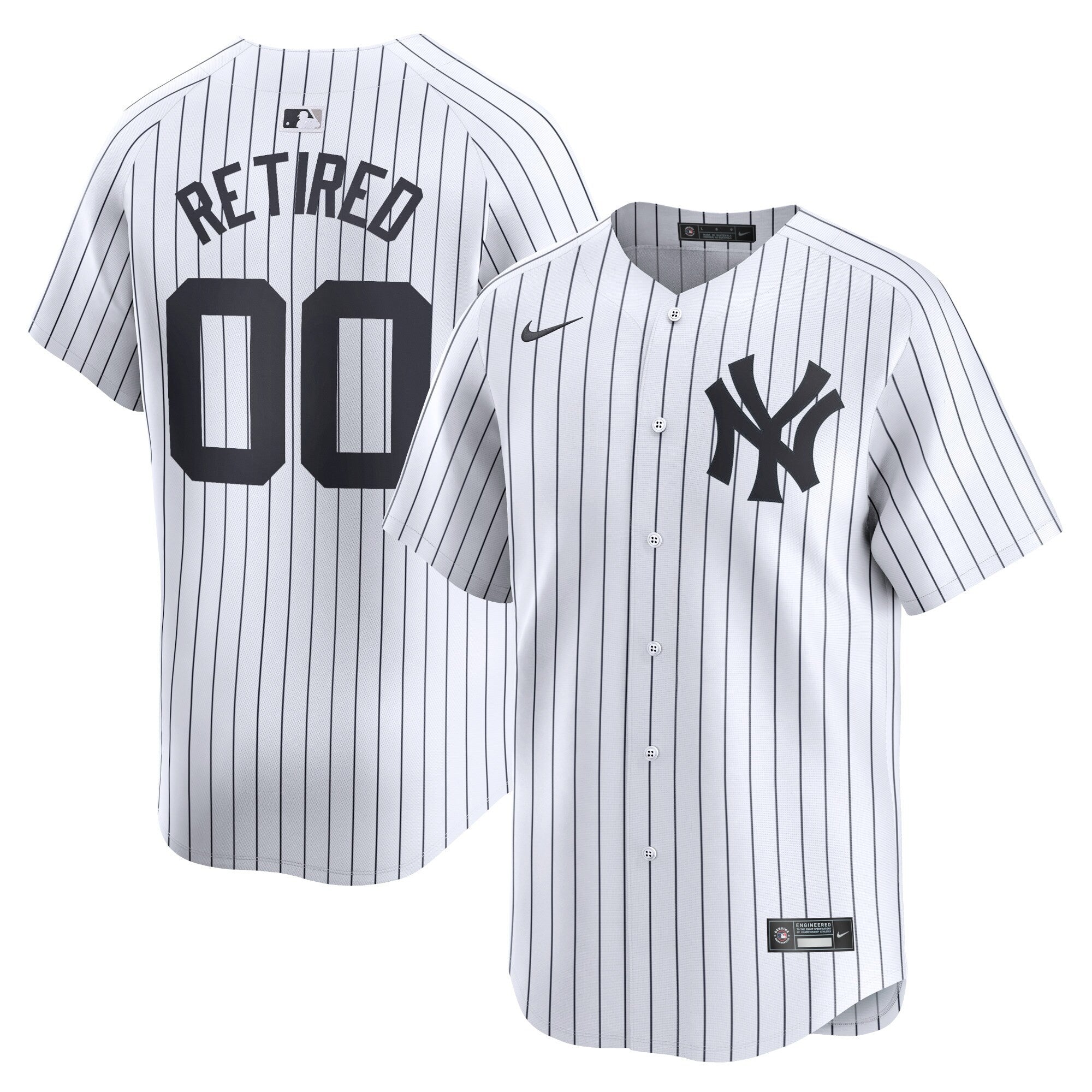 New York Yankees white Limited jersey