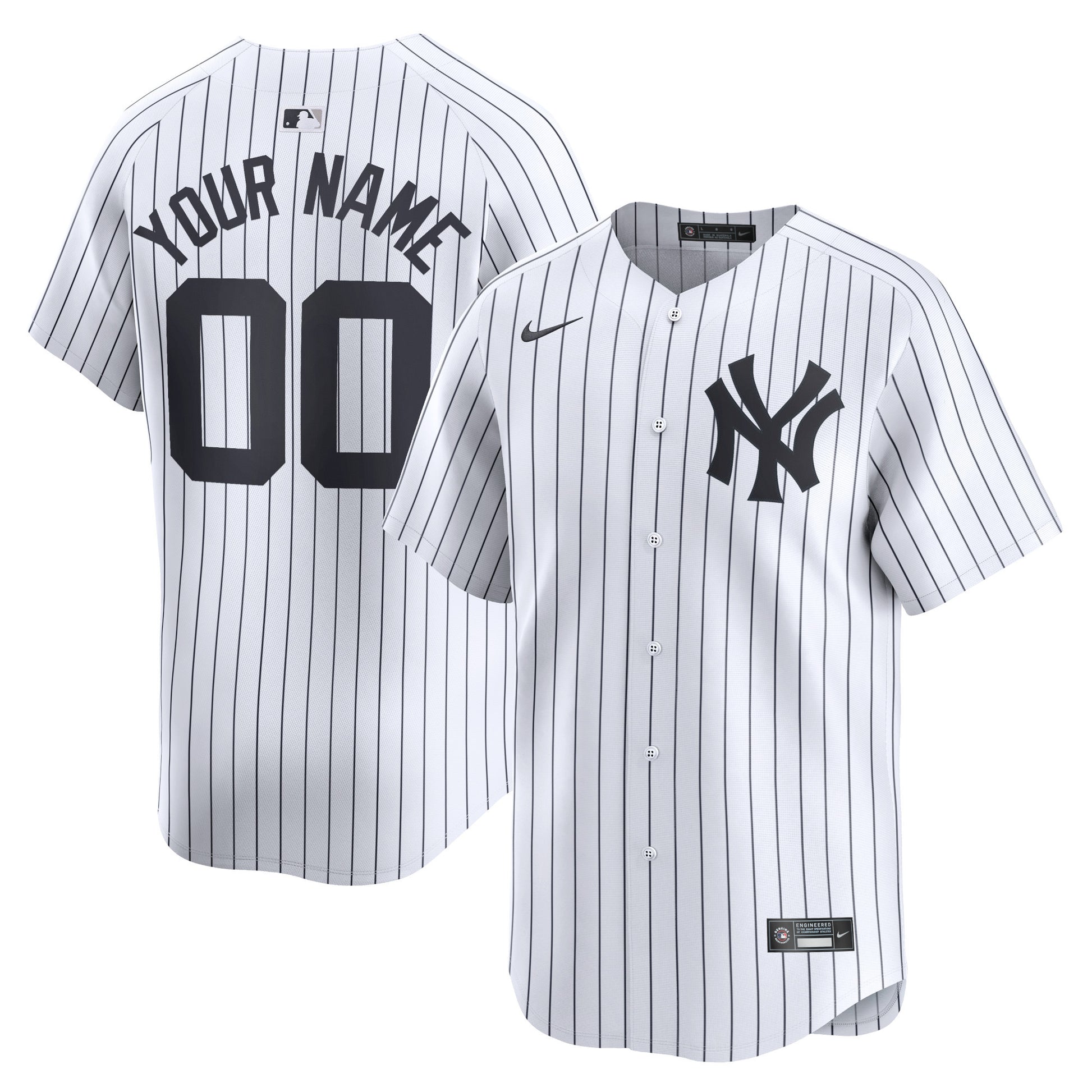 New York Yankees white Limited jersey