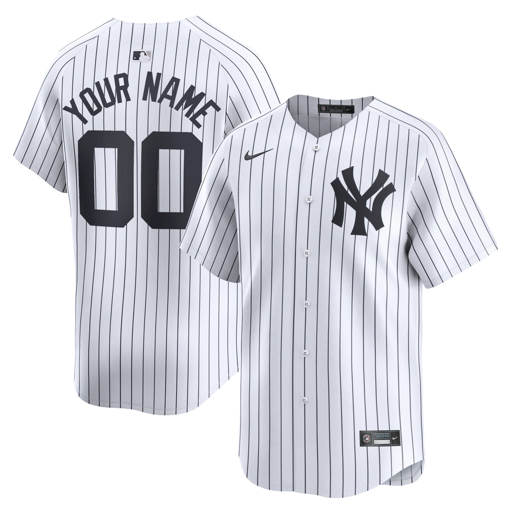 New York Yankees white Limited jersey