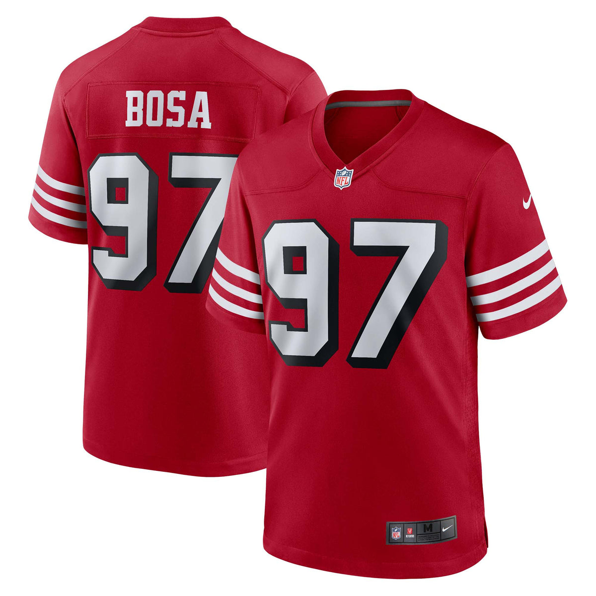Nick Bosa San Francisco 49ers scarlet Alternate jersey