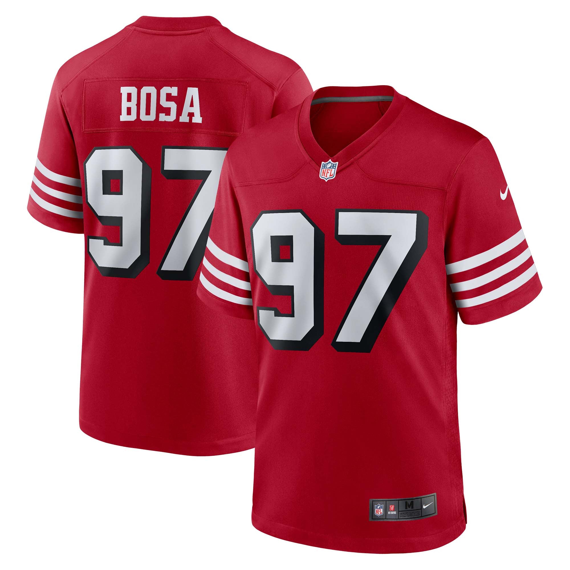 Nick Bosa San Francisco 49ers scarlet Alternate jersey