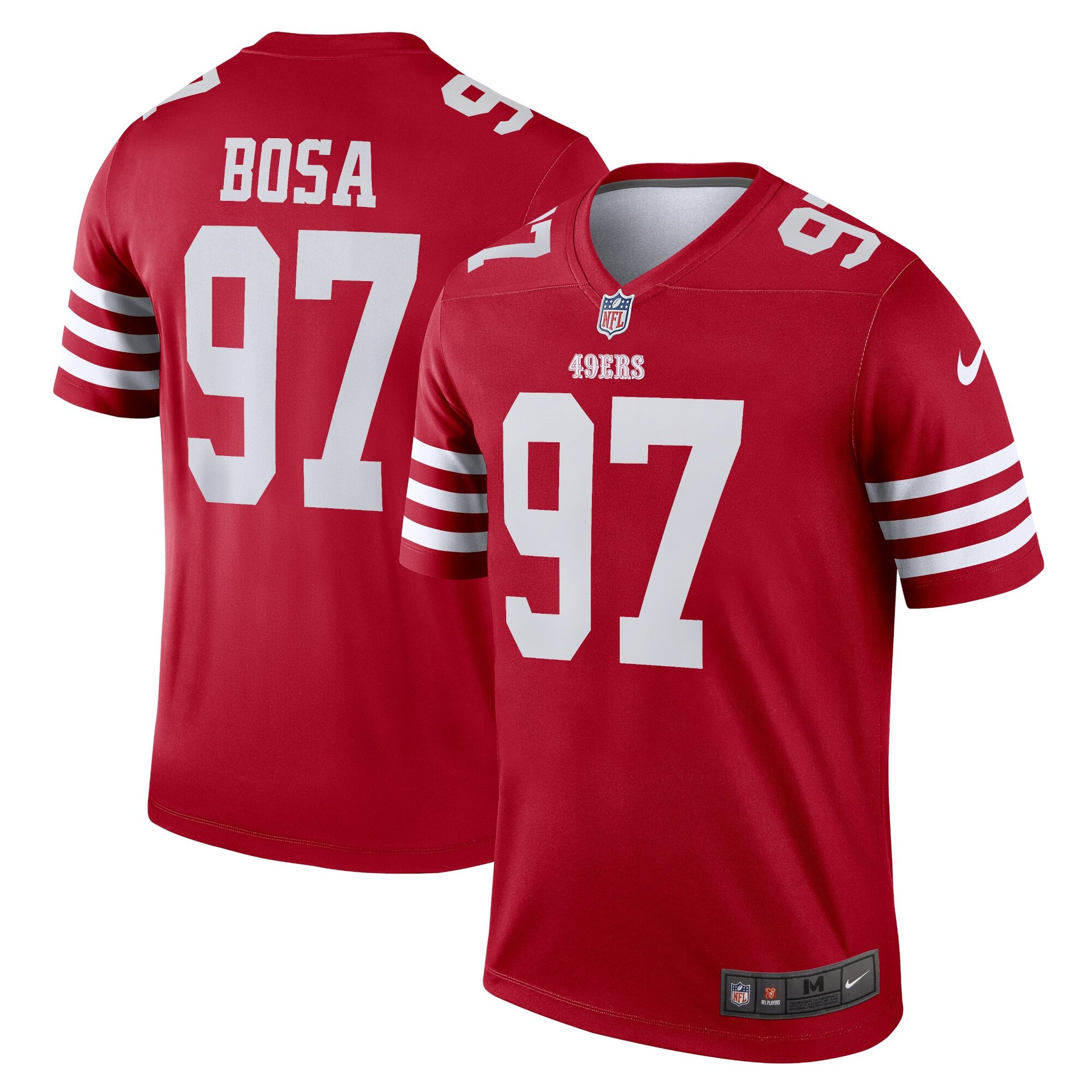 Nick Bosa San Francisco 49ers scarlet Legend jersey