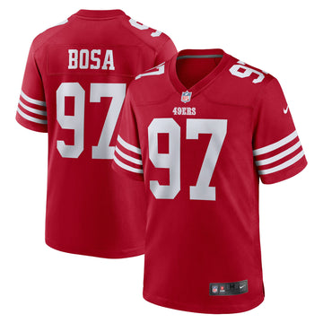 Nick Bosa San Francisco 49ers scarlet jersey