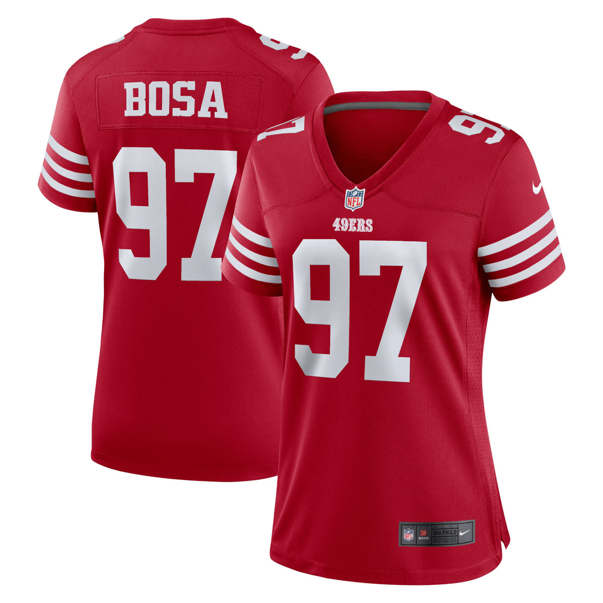 Nick Bosa San Francisco 49ers scarlet Game jersey