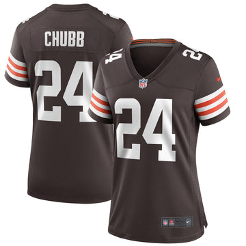Nick Chubb Cleveland Browns brown jersey