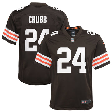 Nick Chubb Cleveland Browns brown jersey