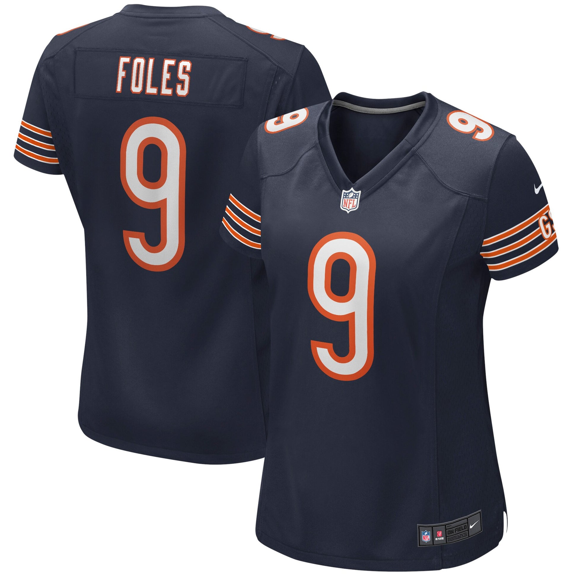 Nick Foles Chicago Bears navy jersey