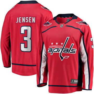 Nick Jensen Washington Capitals red jersey