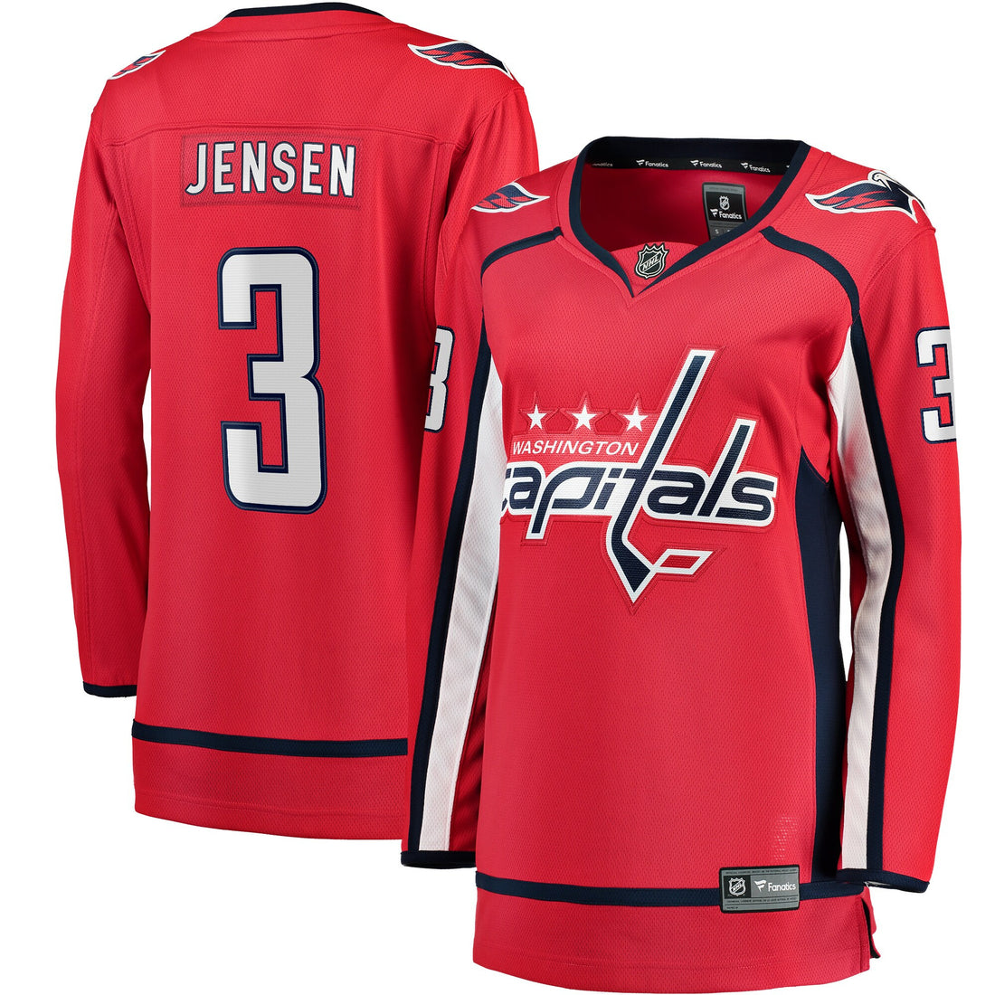 Nick Jensen Washington Capitals red Home jersey