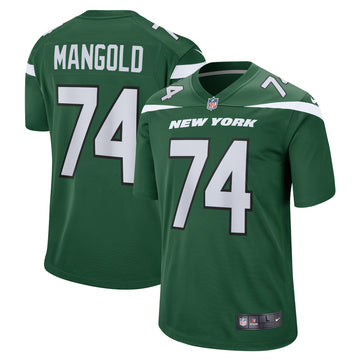 Nick Mangold Gotham New York Jets green jersey