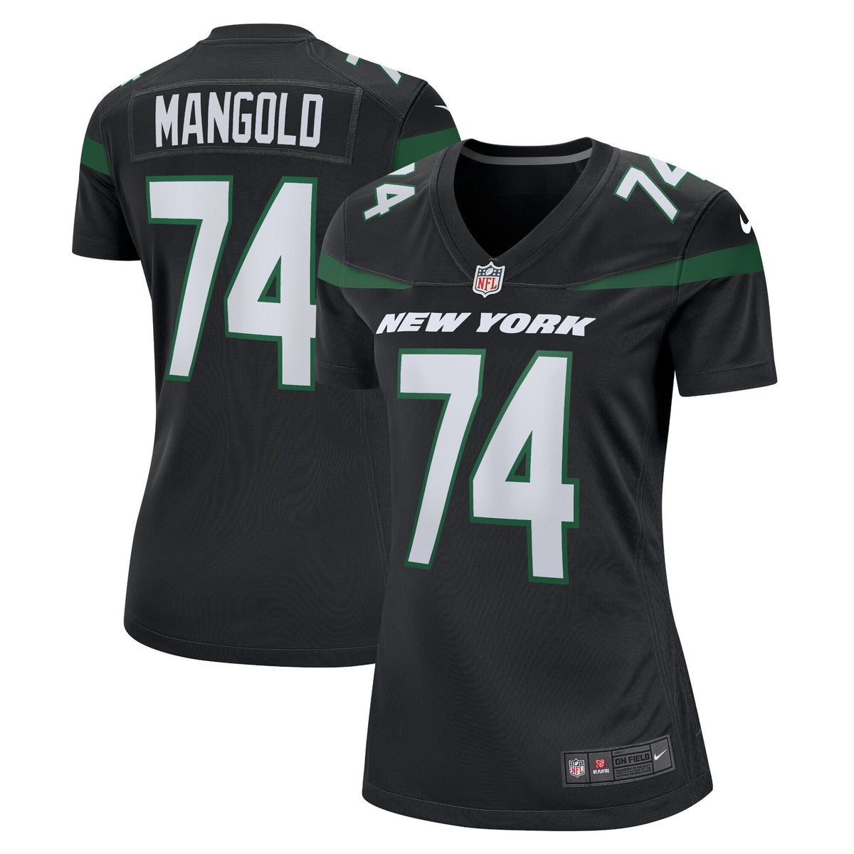 Nick Mangold New York Jets black jersey