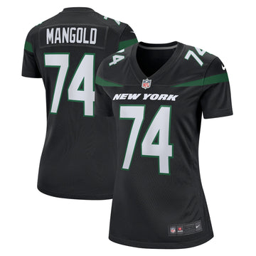 Nick Mangold New York Jets black jersey