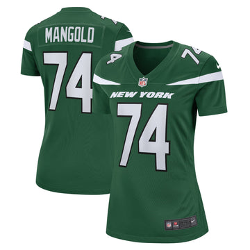 Nick Mangold Gotham New York Jets green jersey