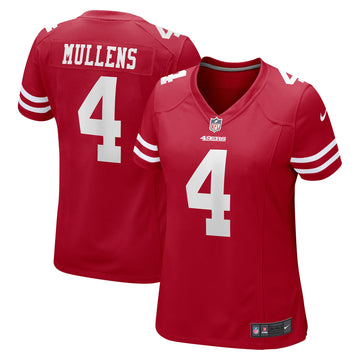 Nick Mullens San Francisco 49ers scarlet jersey