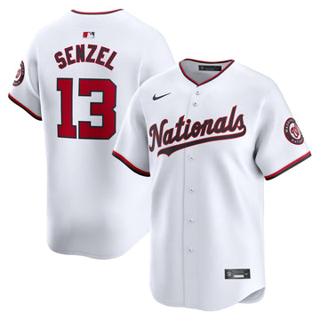 Nick Senzel Washington Nationals white Limited jersey