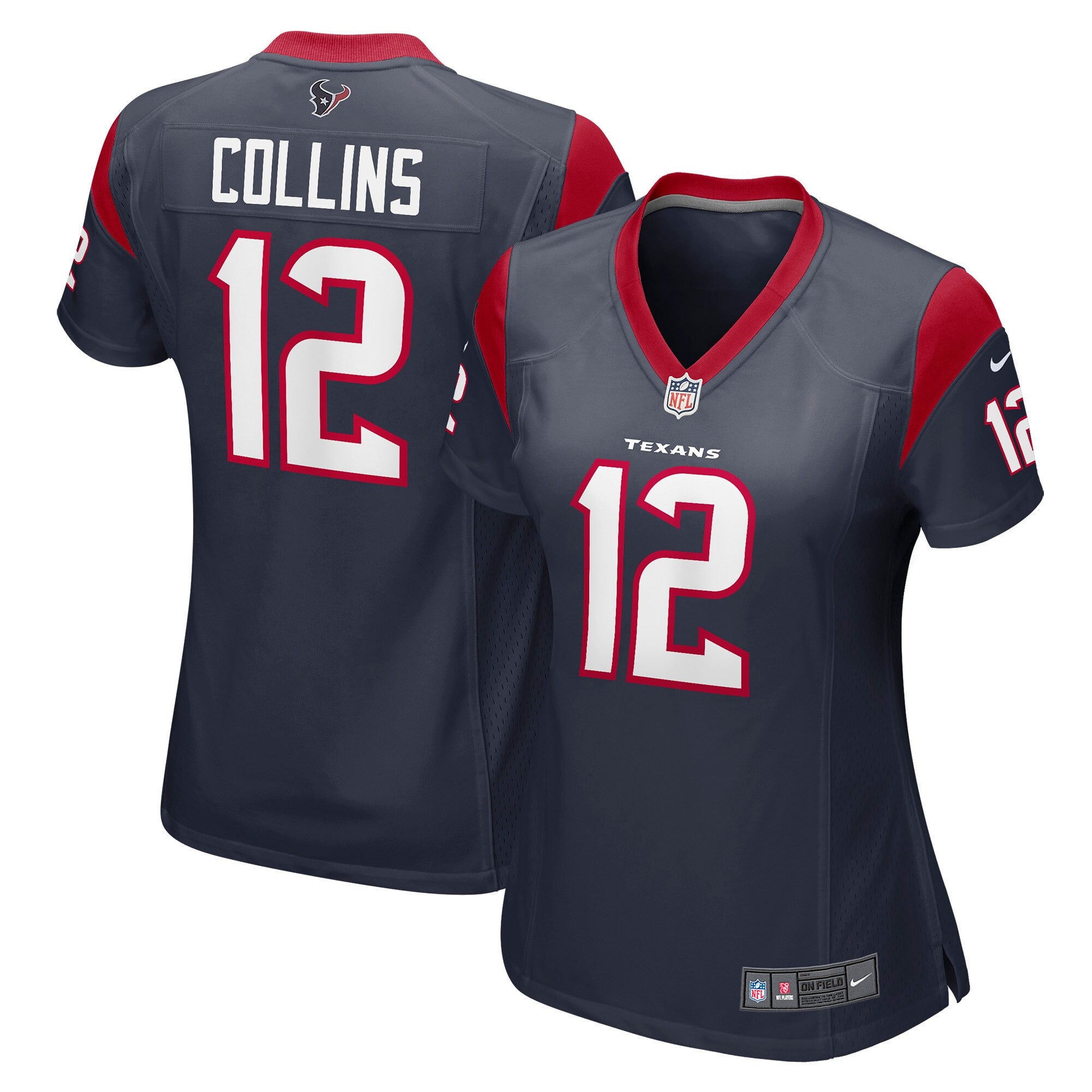Nico Collins Houston Texans navy jersey