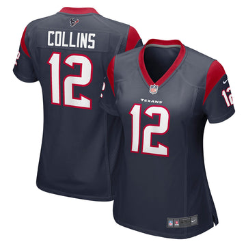 Nico Collins Houston Texans navy jersey
