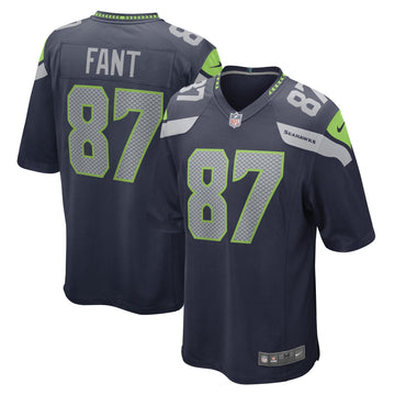 Noah Fant Seattle Seahawks navy Game jersey