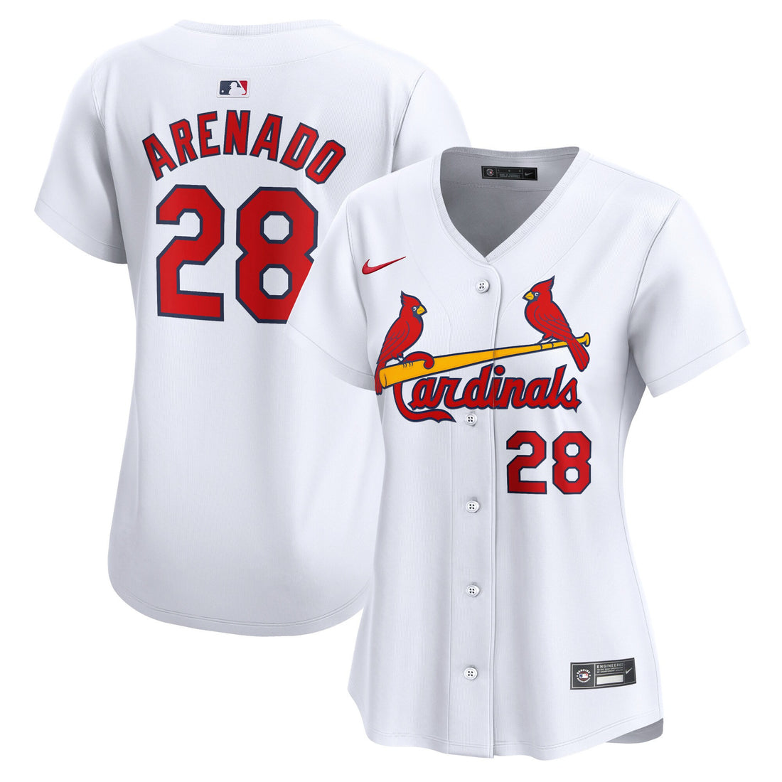 Nolan Arenado St. Louis Cardinals white Limited jersey
