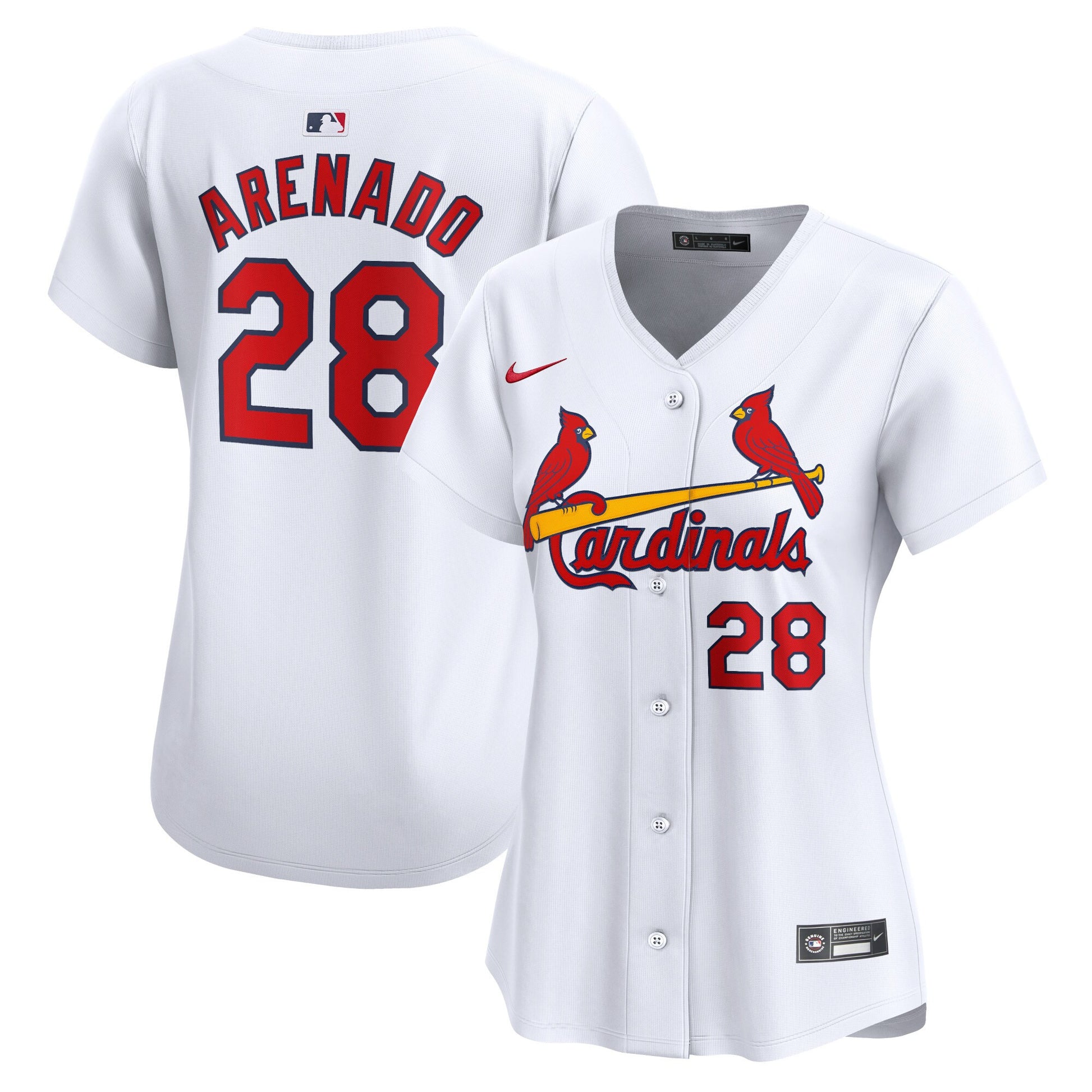 Nolan Arenado St. Louis Cardinals white Limited jersey