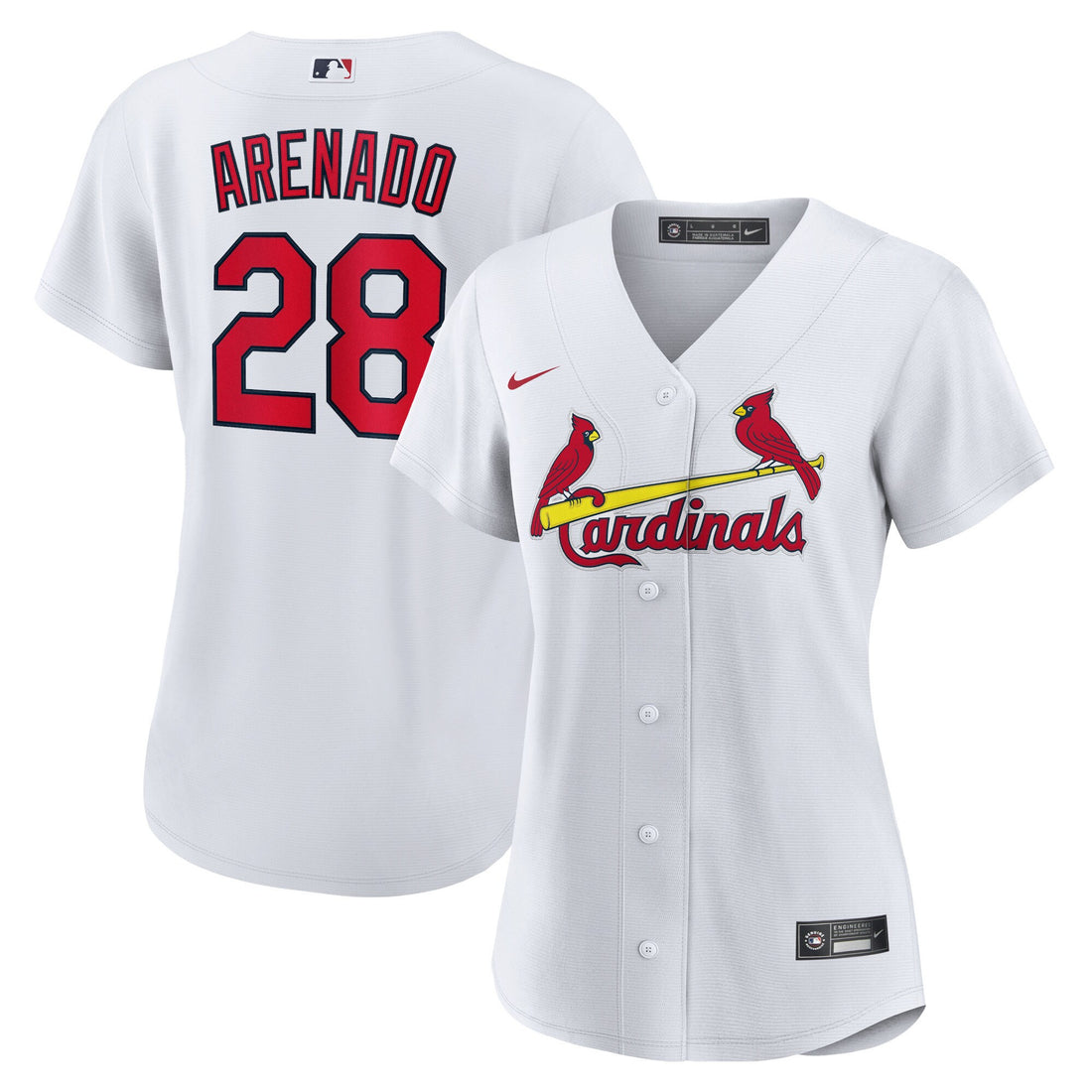 Nolan Arenado St. Louis Cardinals white Home jersey