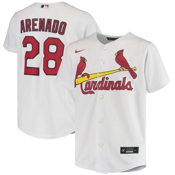 Nolan Arenado St. Louis Cardinals white Alternate jersey