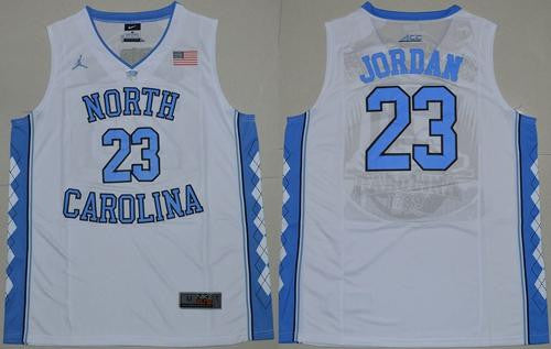 Michael Jordan North Carolina Tar Heels white jersey