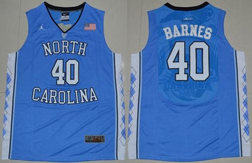 Harrison Barnes North Carolina Tar Heels blue jersey